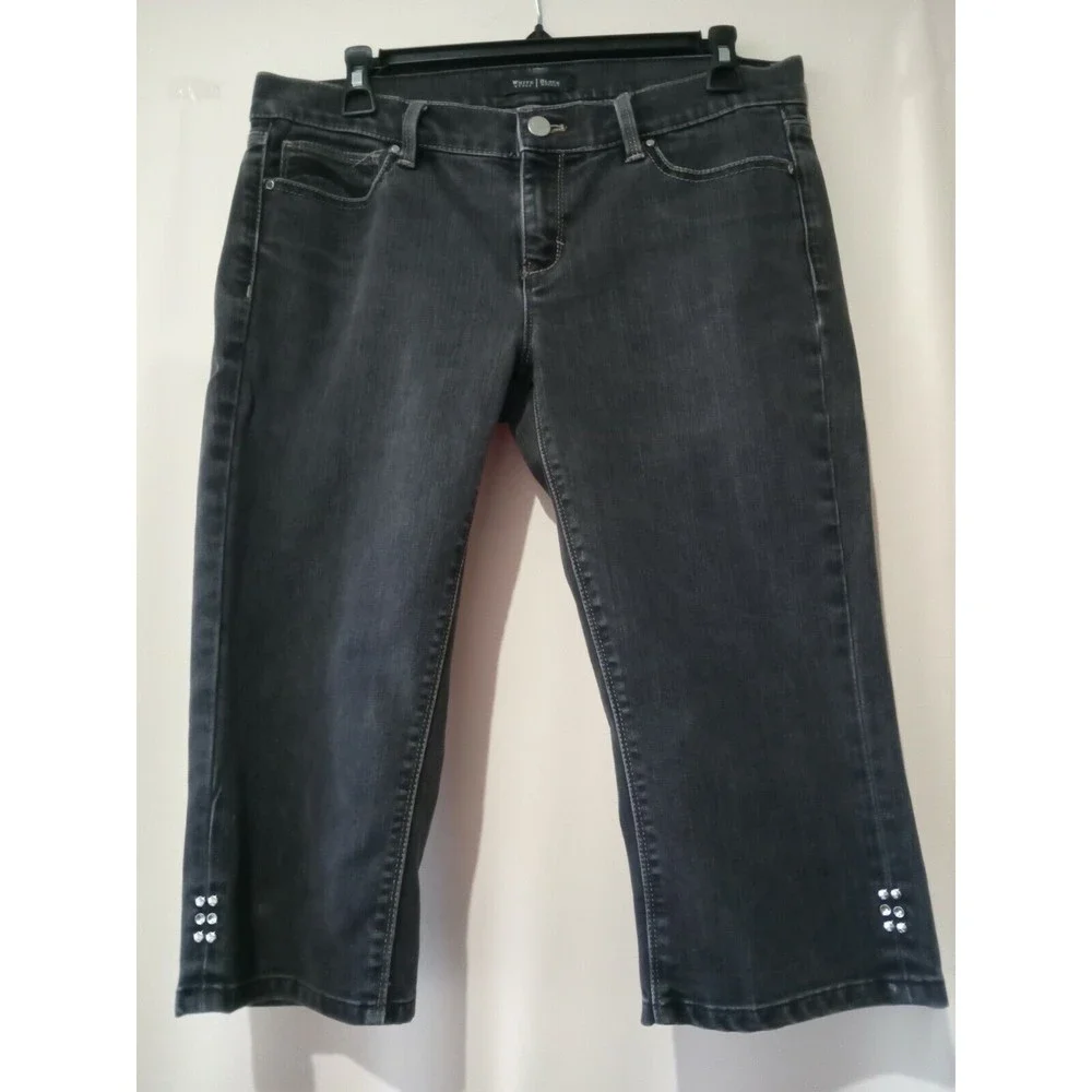 WHITE HOUSE BLACK MARKET Noir Women's Capri Size 6 ( 961)